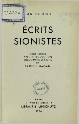 Ecrits sionistes